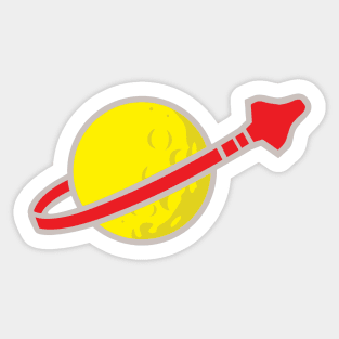 Space classic Sticker